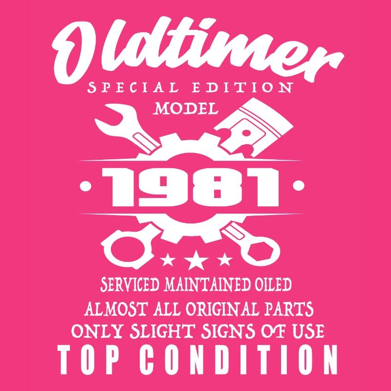 Oldtimer Special Edition Model 1981 Birthday