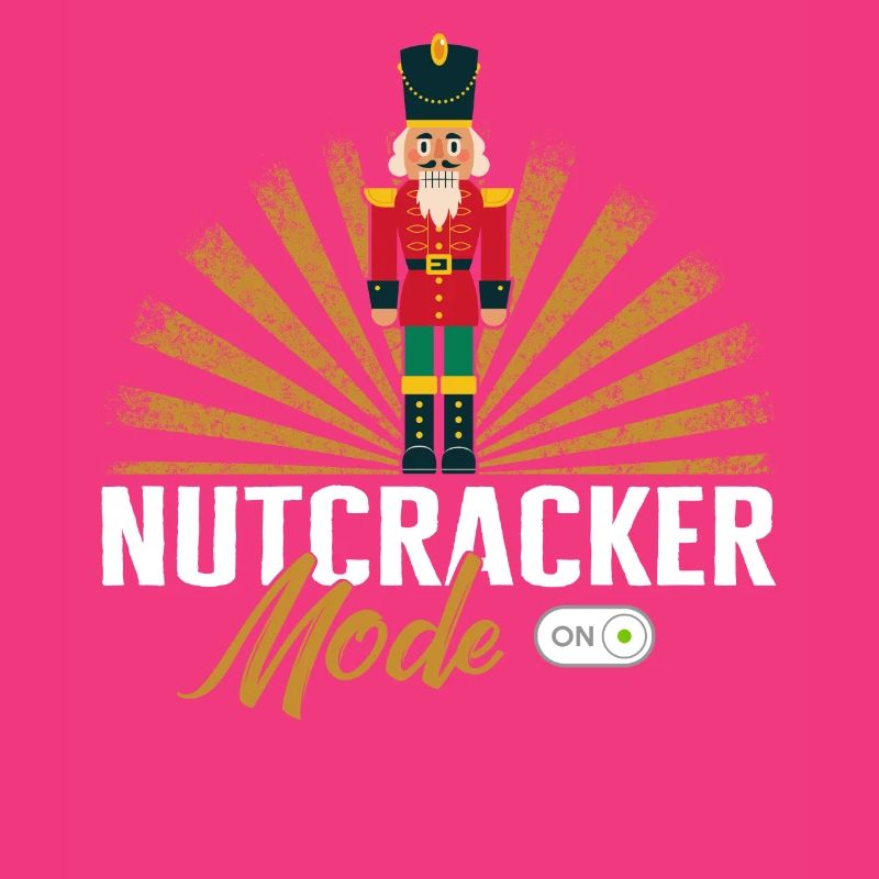 Weihnachtshemd, Nussknacker-Modus auf Design-Tee,