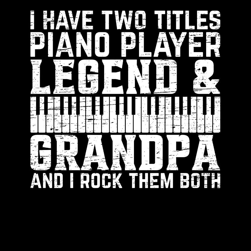 Grandpa Piano Keyboard Player Pianist - Piano Play