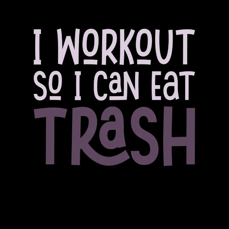 I Workout So I Can Eat Trash Waschbären Müllpanda