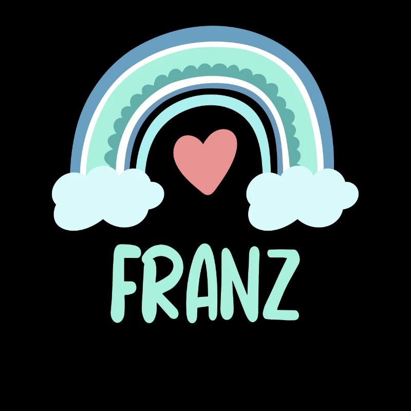 Franz Name Regenbogen Baby
