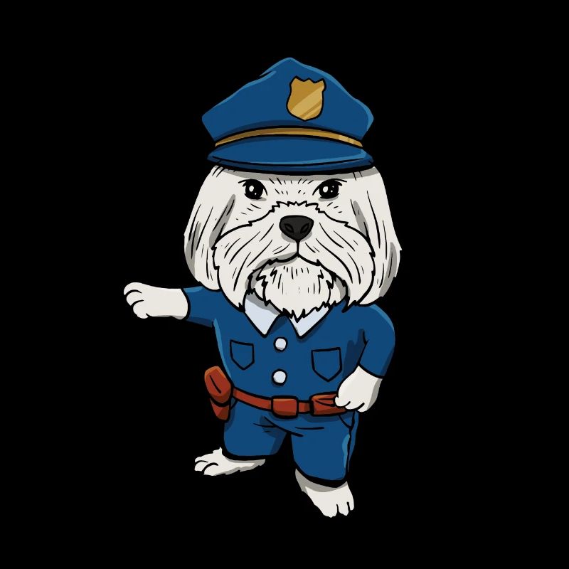 Polizei Hund Junge
