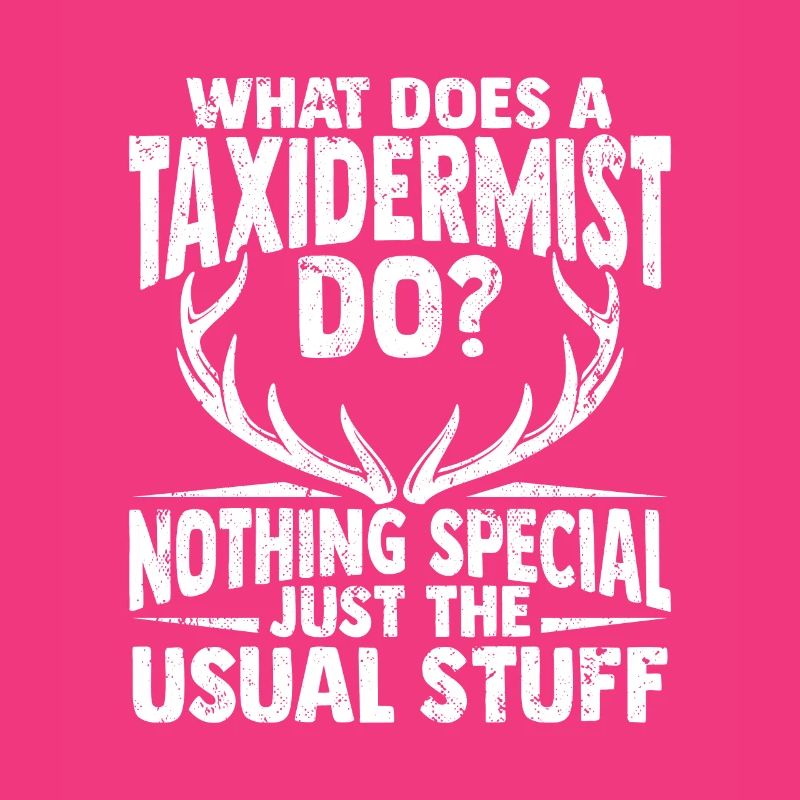 Taxidermist design for stuffing animals