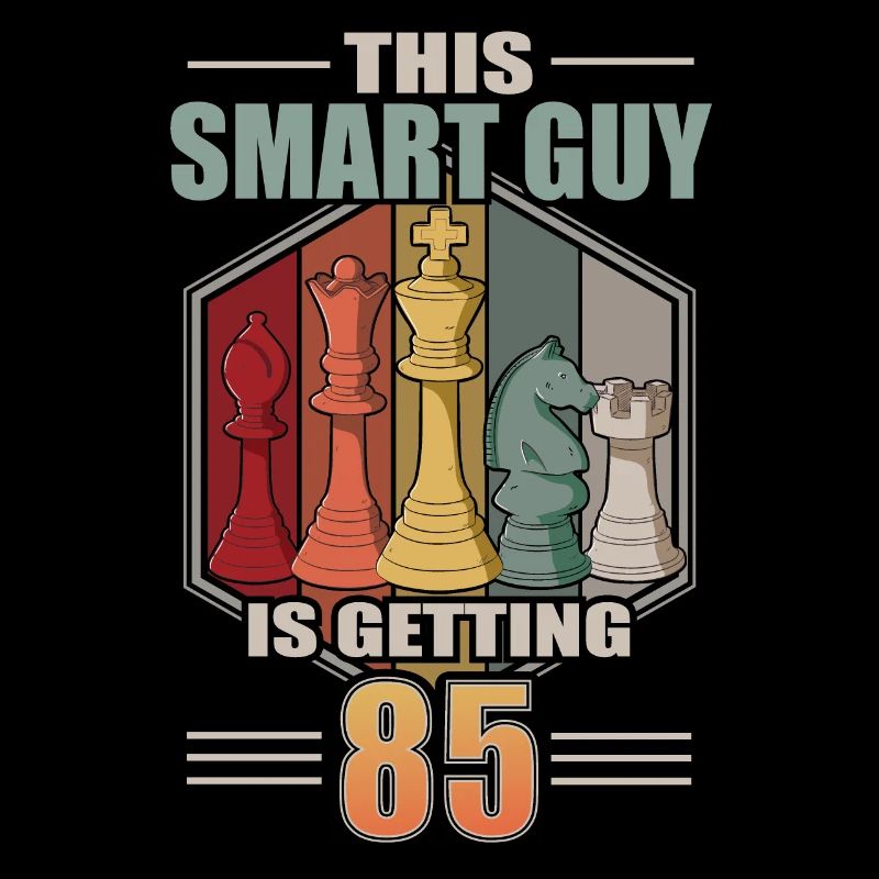 Smart Guy Is Getting 85 Retro Schach 85 Geburtstag