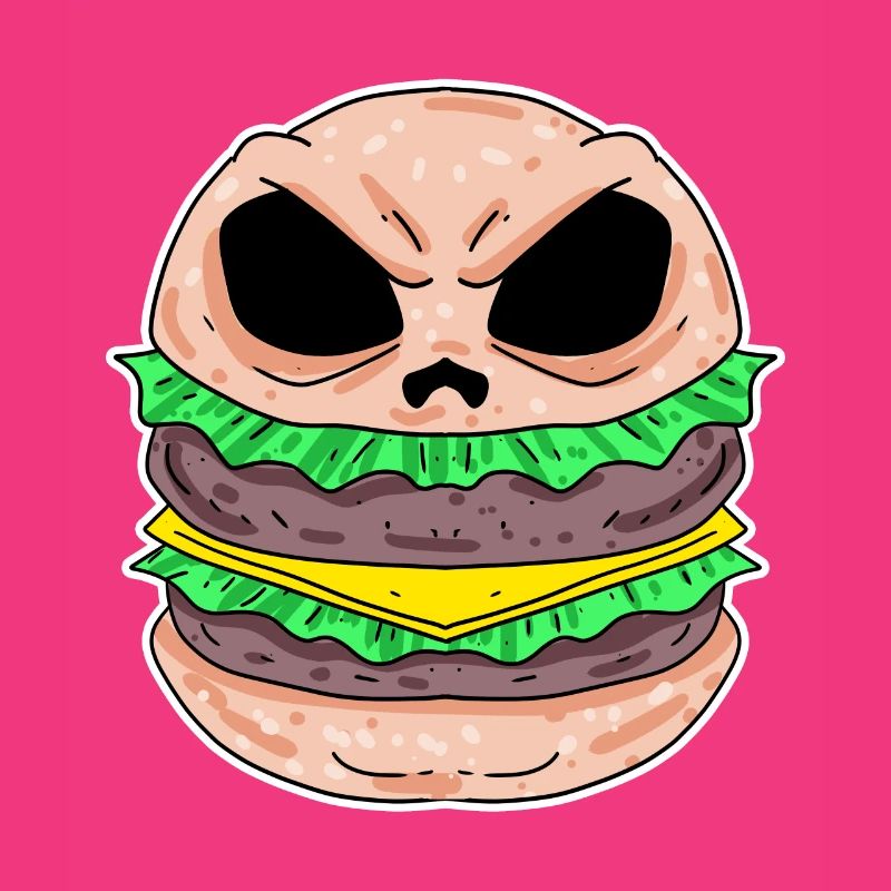 Schädel Burger