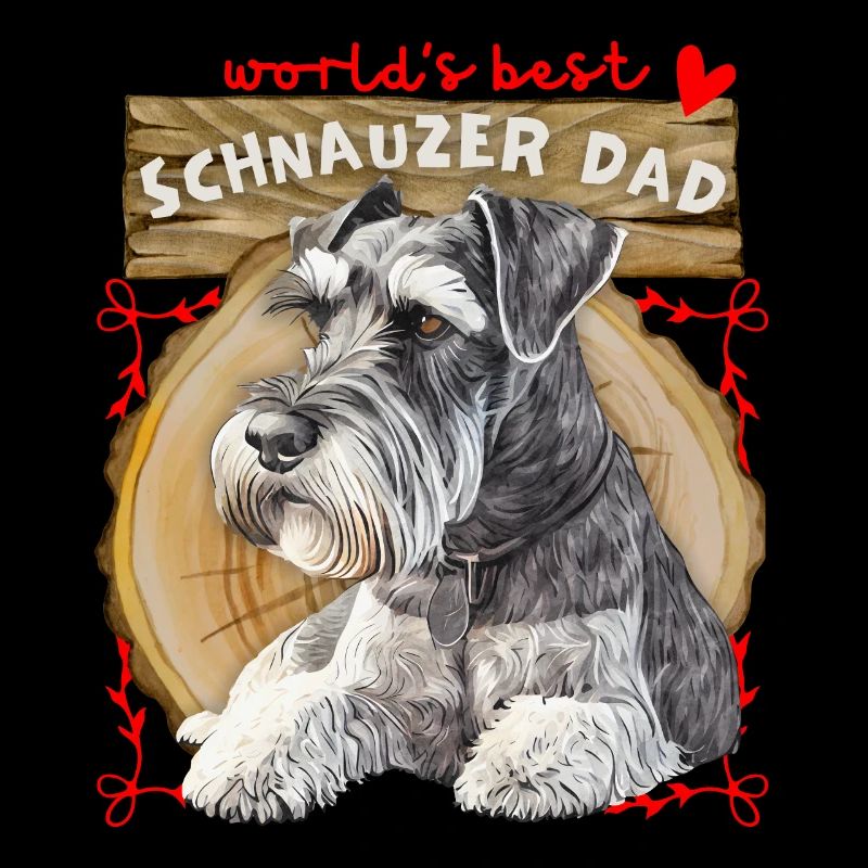 Schnauzer, Best-Schnauzer-Dad, Schnauzer-Papa