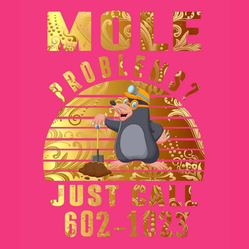 Vintage Mole Day Mole Problems Just Call