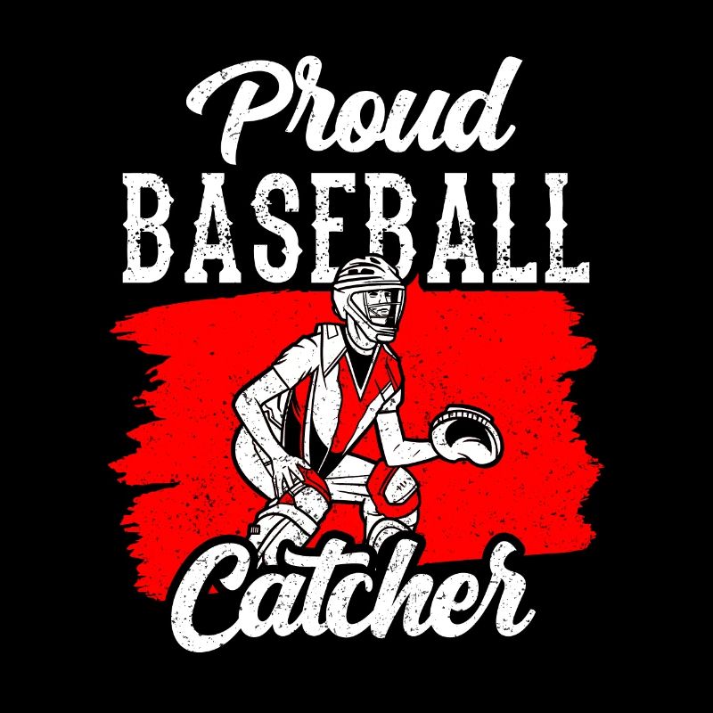 Stolzer Baseball Fänger Hobby Spieler Catcher