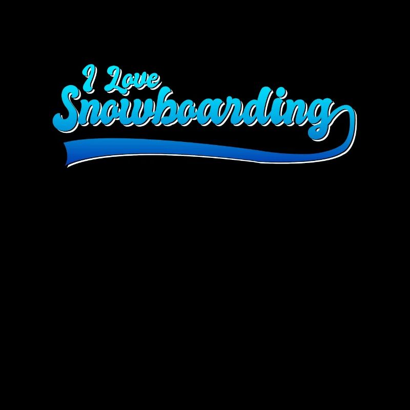 Ich liebe snowboarden