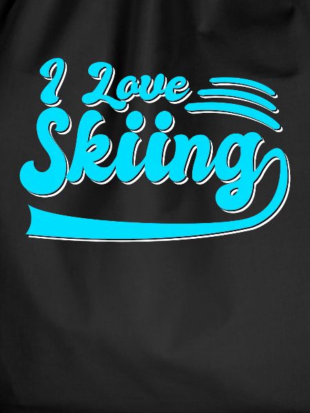 I love skiing