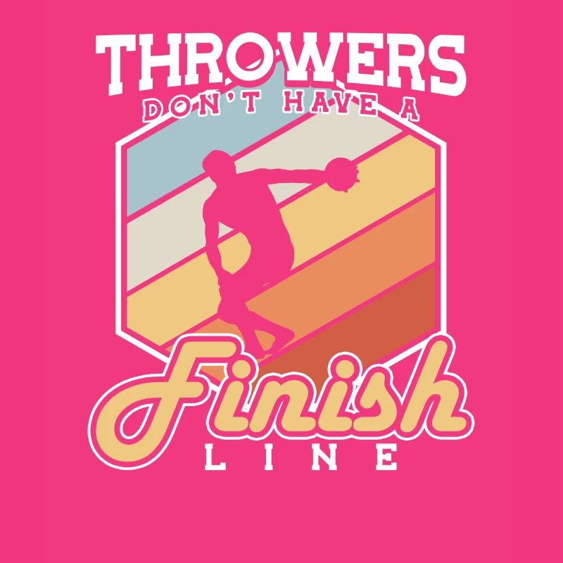 Diskus Throwers Have No Finish Lines Diskuswerfer