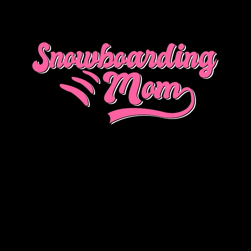Snowboarding Mom
