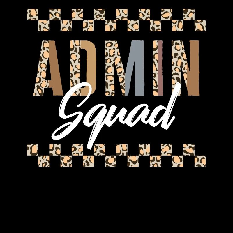 Principal Shirt, Admin Squad Leopard Tee,