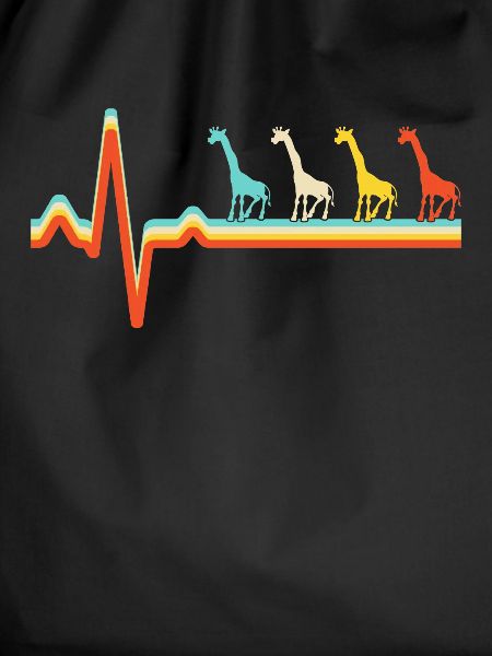 Giraffe Retro Heartbeat