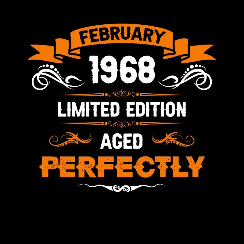 Februar 1968 Vintage Geburtstag Geschenk