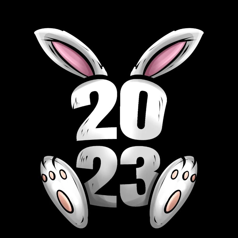 2023 With Rabbit Ears And Paws - Chinese