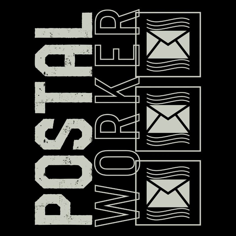 Mailman Shirt, Postal Envelop Tee, drôle