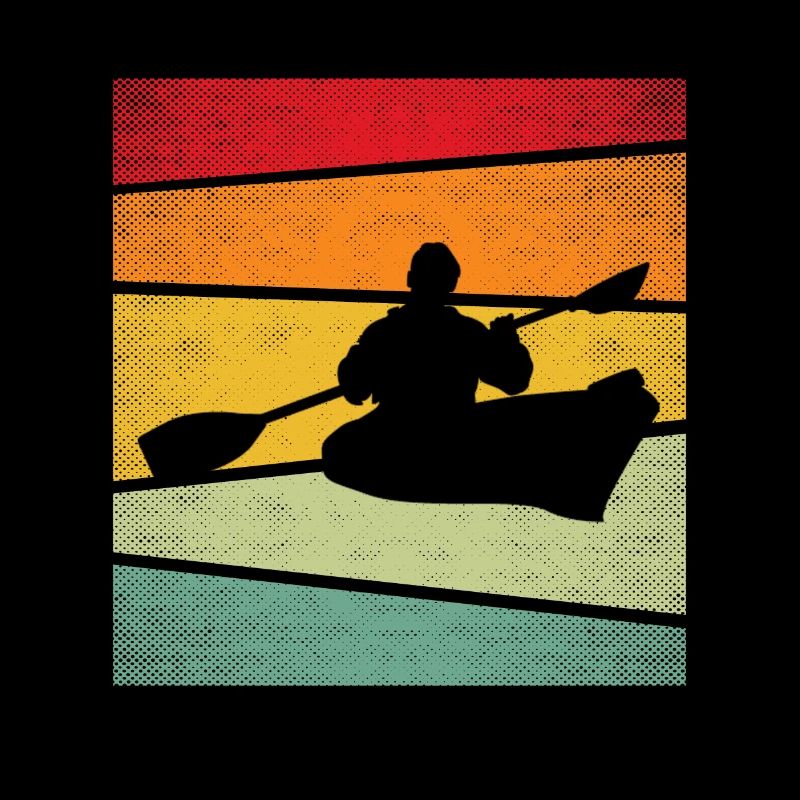 Canoeing Retro