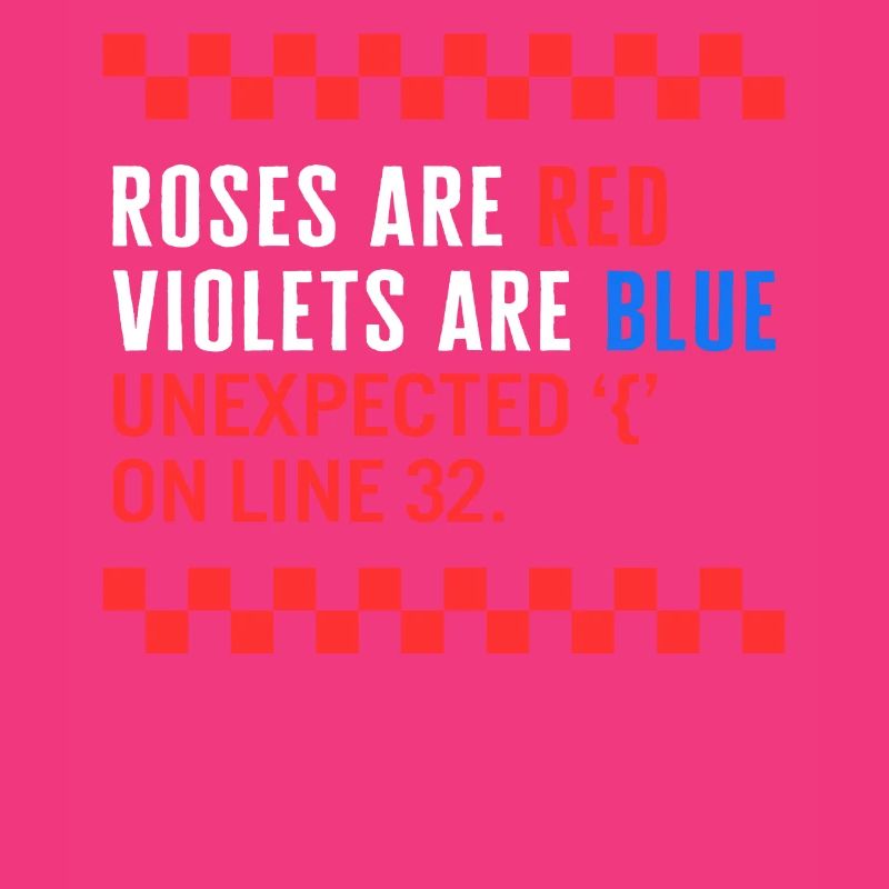 Programmer Shirt, Unexpected On Line 32 Error Tee