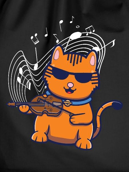 Violin Violinist Jazz Cat