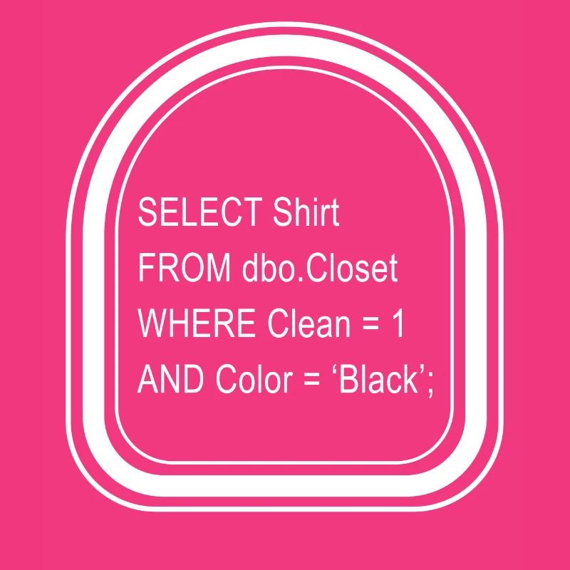 Programmierer-Shirt, Structured Query Language Tee,