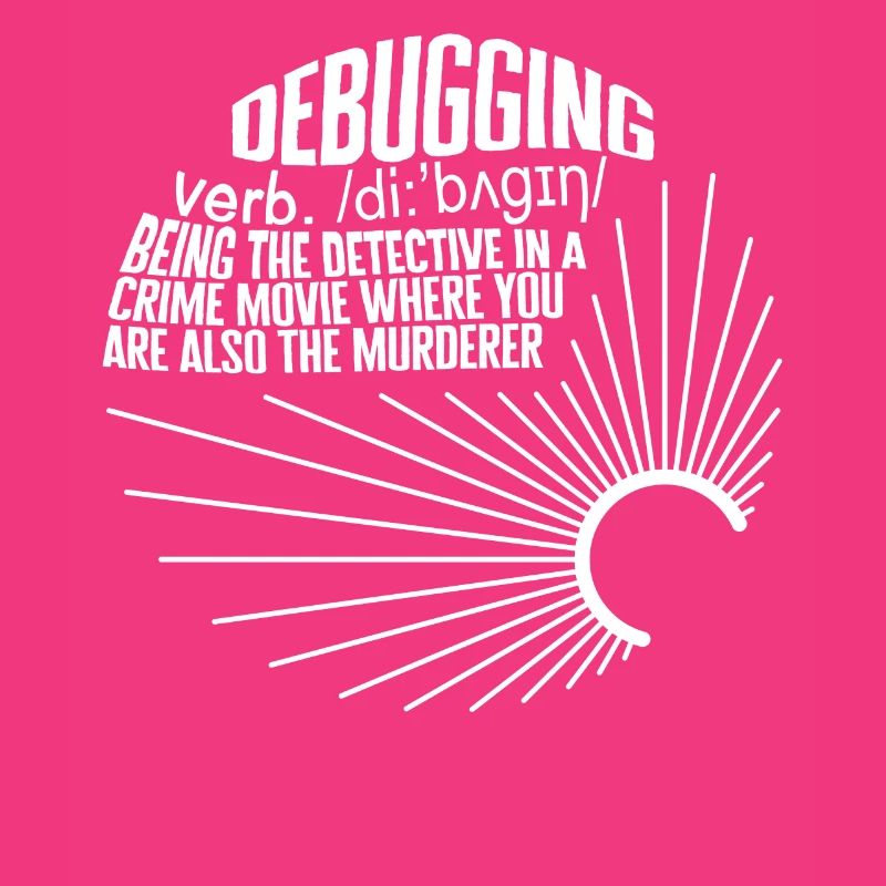 Programmer Shirt, Debugging Definition Tee, Funny