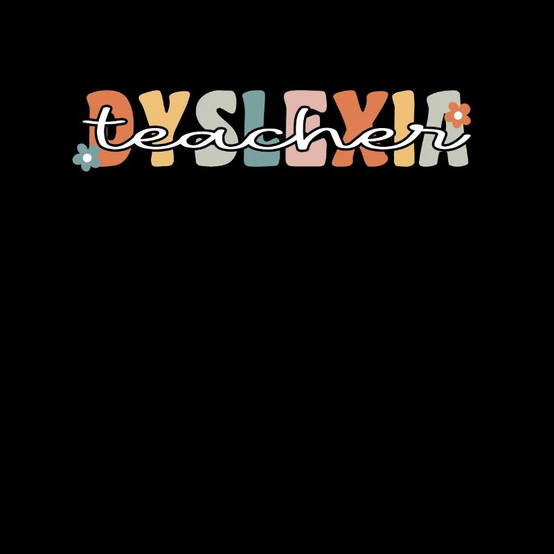 Mois de la sensibilisation des enseignants à la dyslexie Groovy Retro