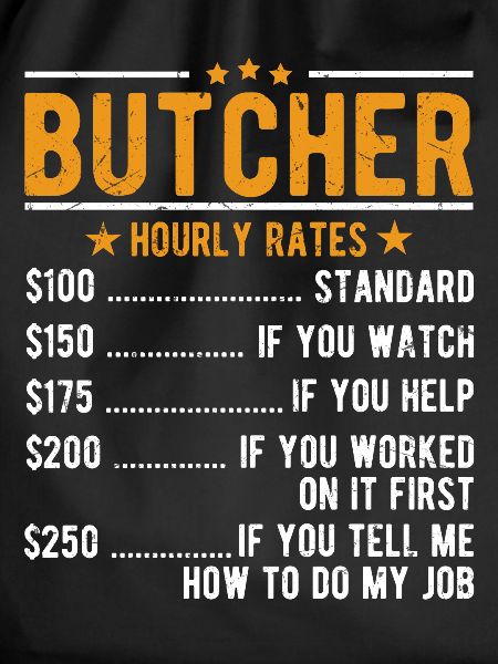 Butcher hourly wage