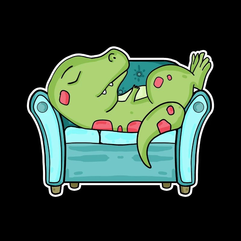 Dinosaur Bed Sleep Tired