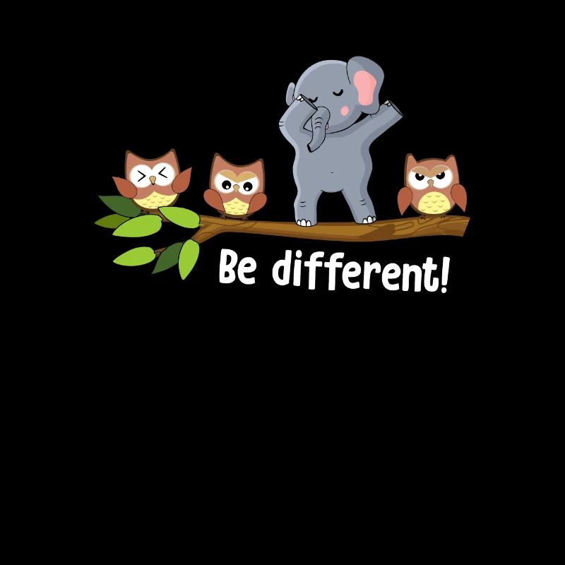 Soyez différent éléphant Soyez vous Autisme éléphant