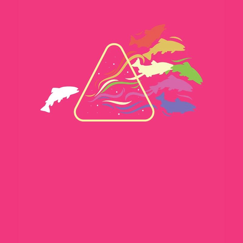 Fish Prism Rainbow Light Funny Physics