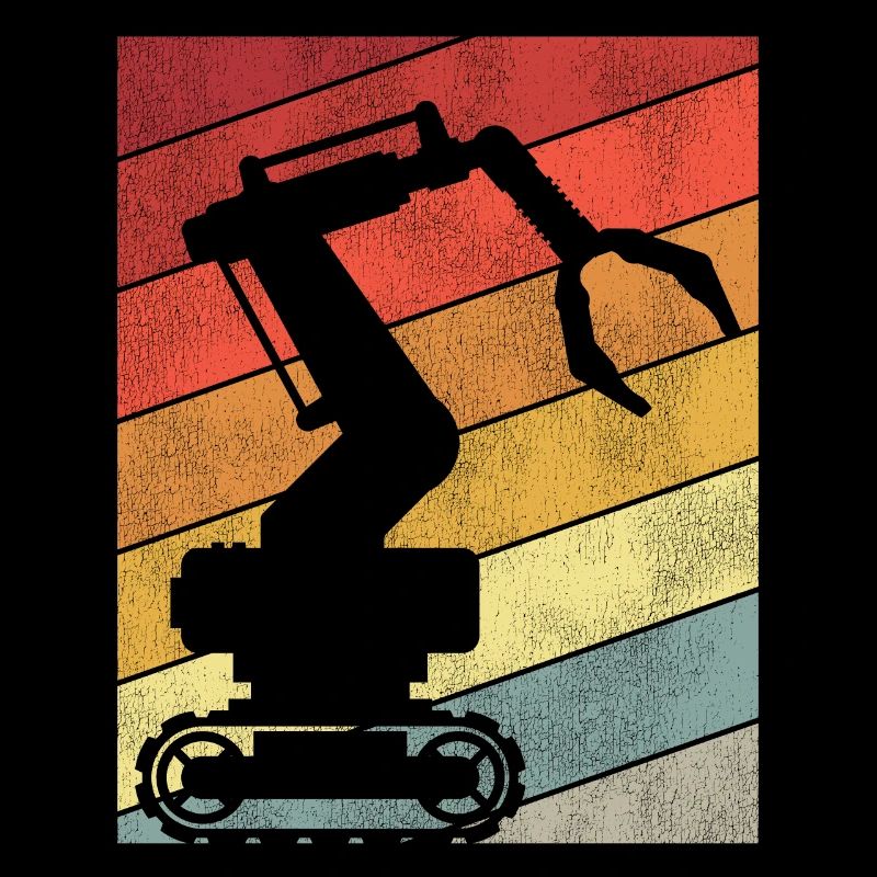 Robot Robotics Engineer Retro