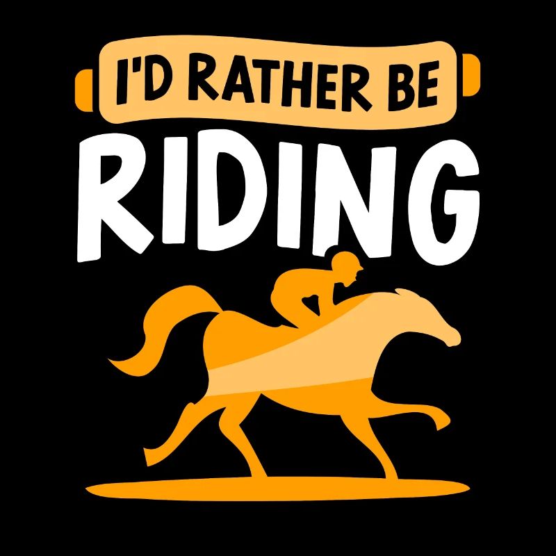 Je préfère monter à cheval cavalier d’écurie