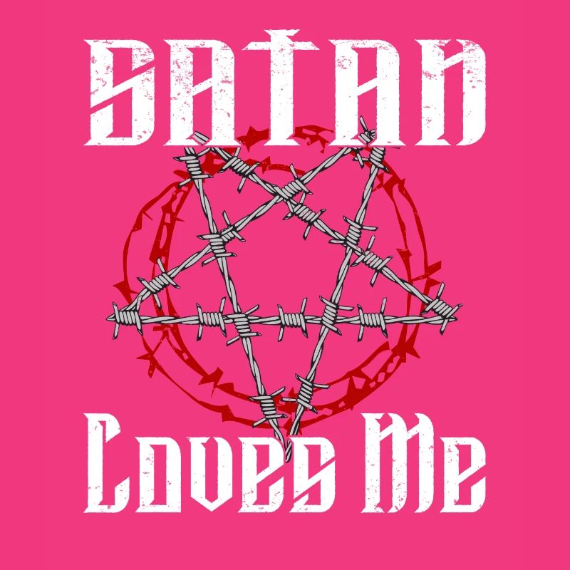 Satan Beelzebub Devil Gothic Pentagram Mystical