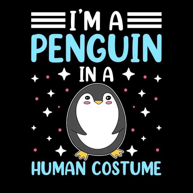 Ich Bin Ein Pinguin In Einem Menschlichen Kostüm