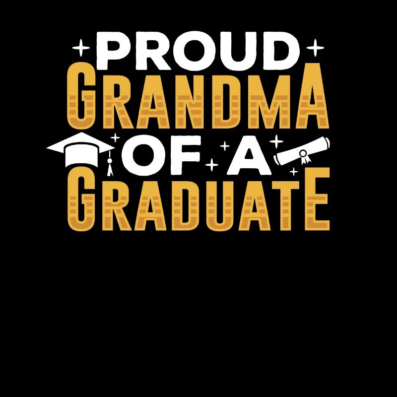 Stolze Großmutter Eines Absolventen Absolvent