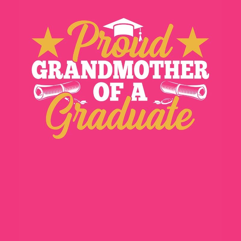 Stolze Großmutter Eines Absolventen Absolvent