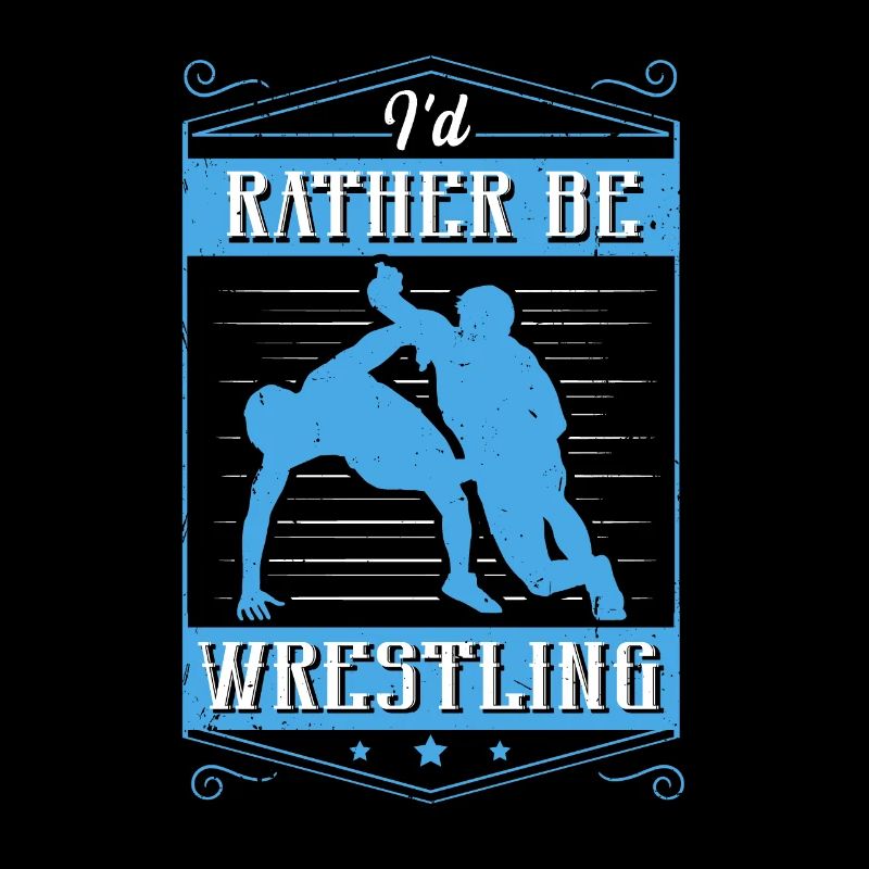 I'd Rather Be Wrestling Ringer Geschenk