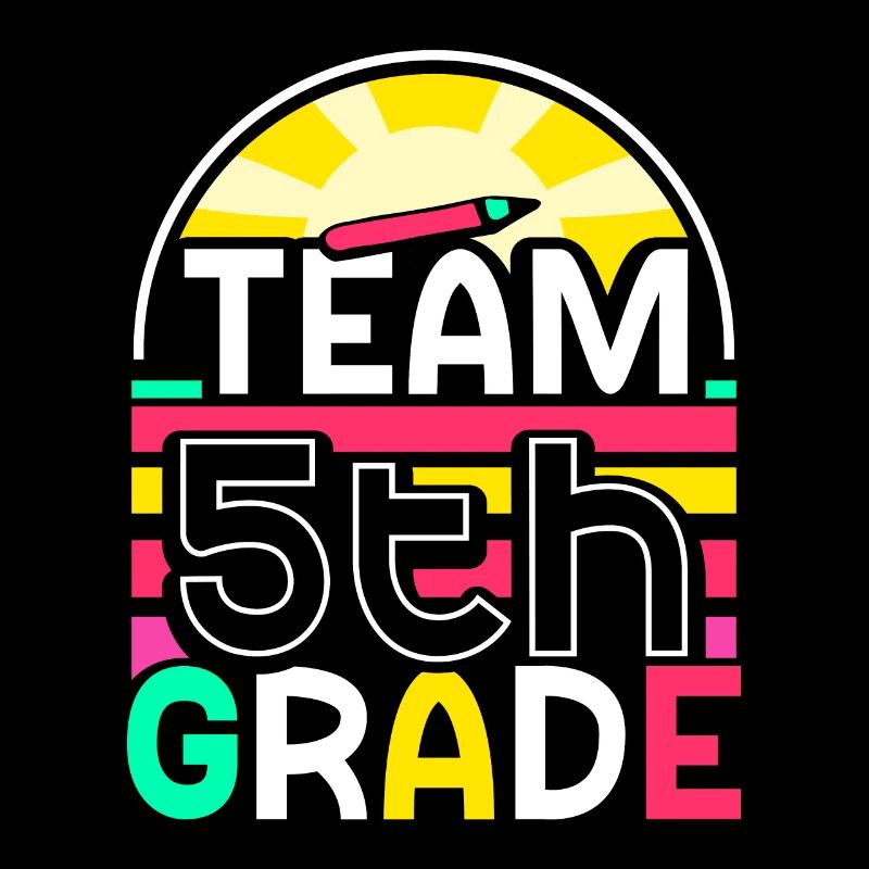 Team 5 Class School Fifth Grader Fifth