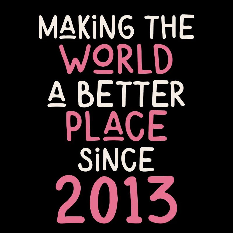 Making the World a better place since 2013