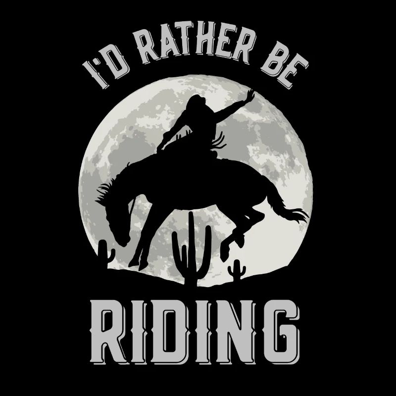 Je préfère monter à cheval