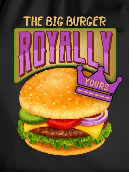 Burger-Cheeseburger Saying Hamburger-Royale