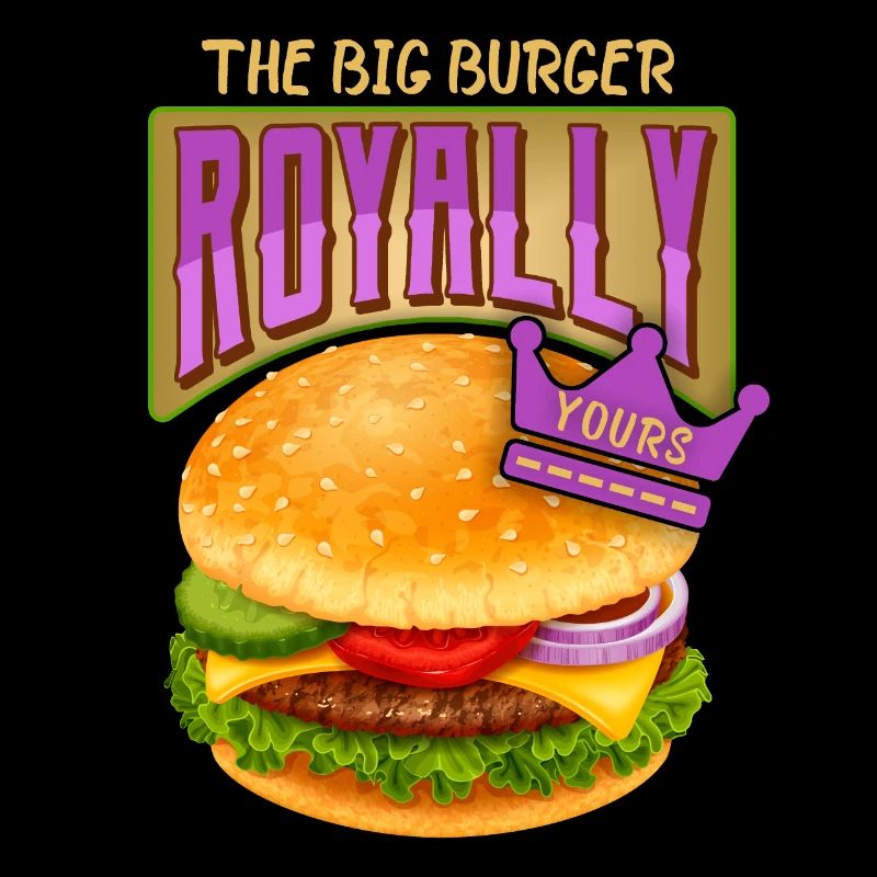 Burger-Cheeseburger Saying Hamburger-Royale