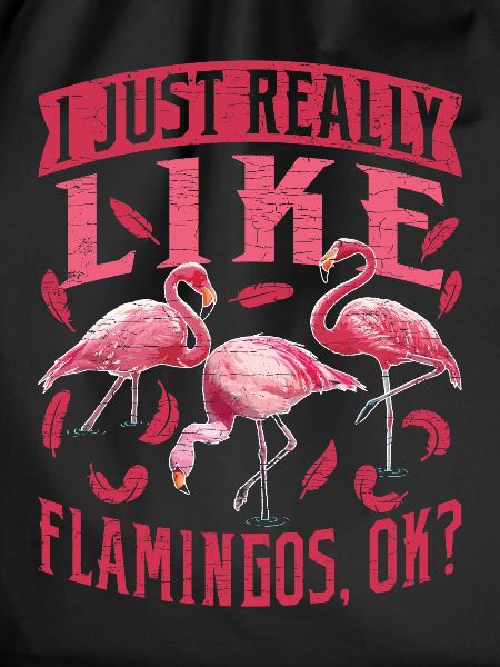 Flamingo Spruch