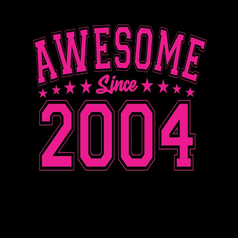Awesome Since 2004 Geburtstag 2004 Vintage 2004
