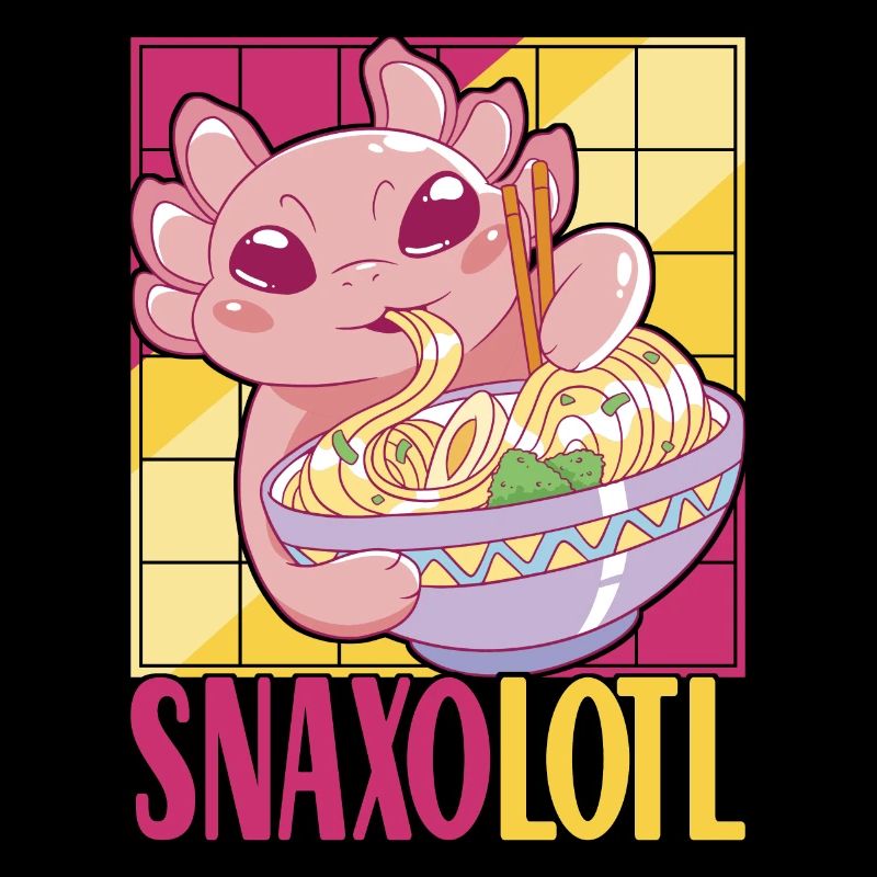 Anime Ramen Axolotl