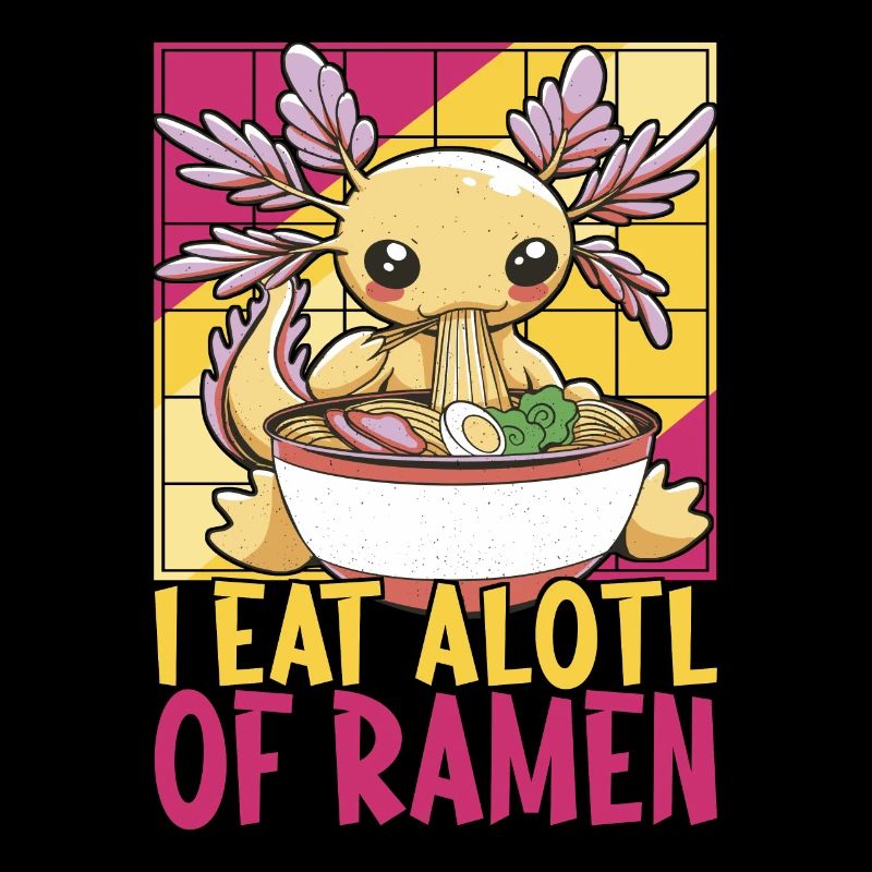Anime Ramen Axolotl