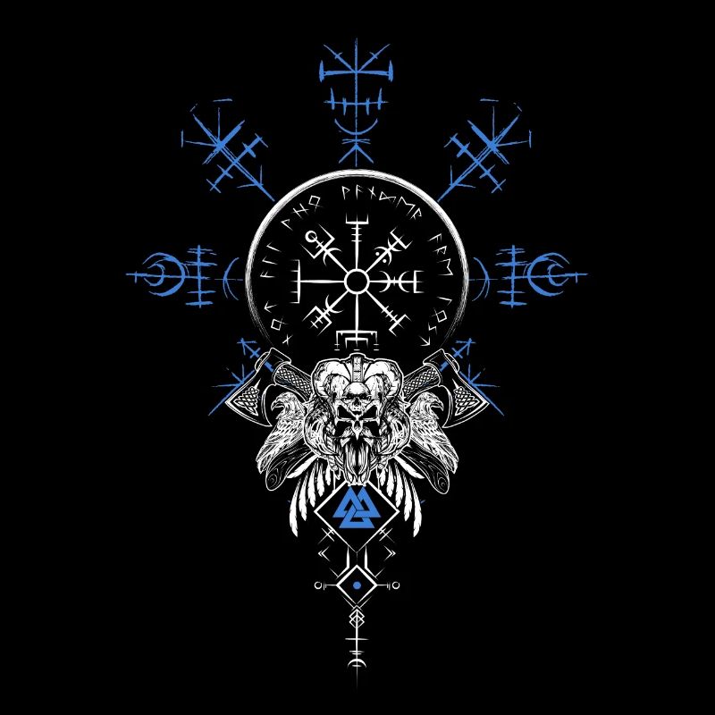 Celtic Vikinger Vegvisir compas Vikings