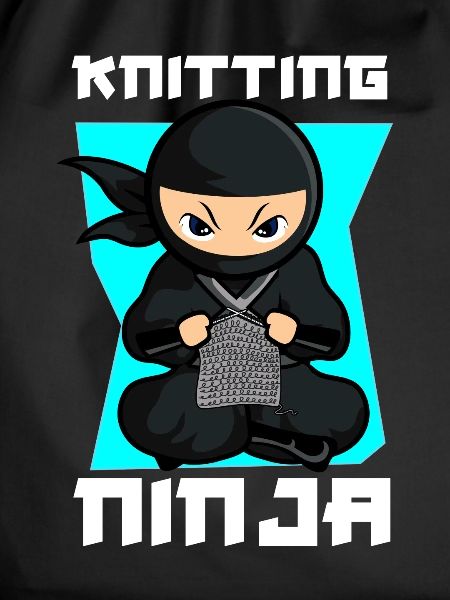 Knitting Knitter Ninja Knitting