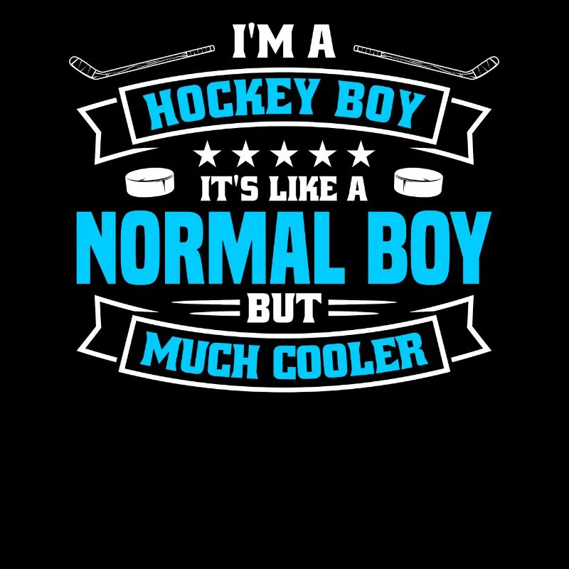 Je suis un garçon de hockey, c’est comme un garçon normal